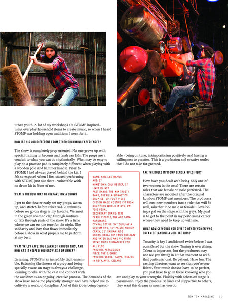 Tom Tom Magazine Issue 18: The Rebel Issue - Drummers | Music | Feminism: Shop Tom Tom