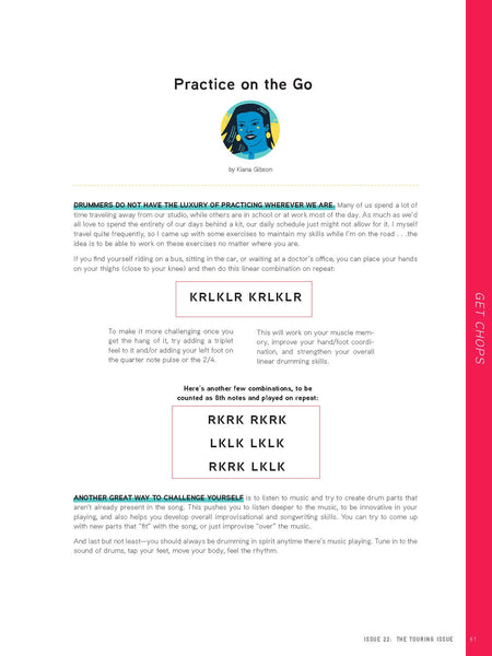 Tom Tom Magazine Issue 23:  BANNED - Drummers | Music | Feminism: Shop Tom Tom