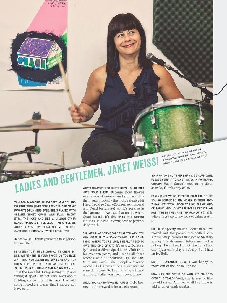 Tom Tom Magazine Issue 15: Drummers Who Sing - Drummers | Music | Feminism: Shop Tom Tom