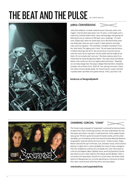 Tom Tom Magazine Issue 13: The Metal issue - Drummers | Music | Feminism: Shop Tom Tom