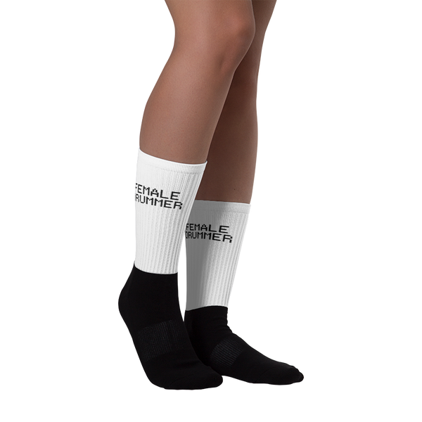 Female Drummer Crew Socks