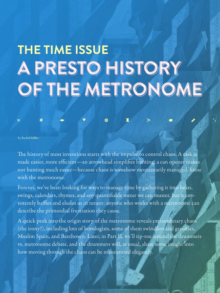 Tom Tom Magazine Issue 24: TIME - Drummers | Music | Feminism: Shop Tom Tom