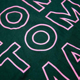 Tom Tom Old School Knockout T-Shirt - Pink on Green