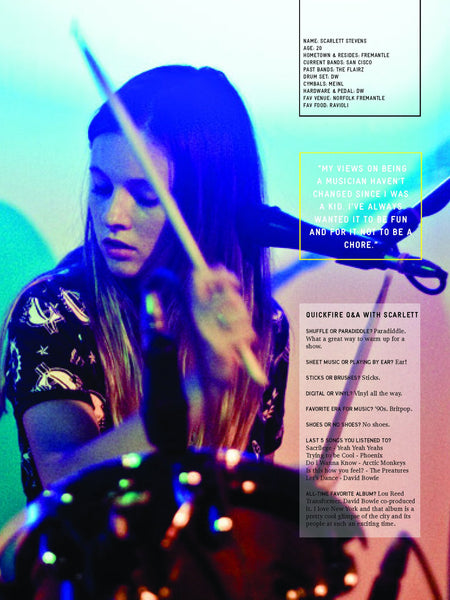Tom Tom Magazine Issue 15: Drummers Who Sing - Drummers | Music | Feminism: Shop Tom Tom