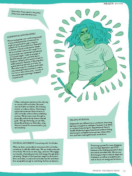 Tom Tom Magazine Issue 25: HEALTH - Drummers | Music | Feminism: Shop Tom Tom