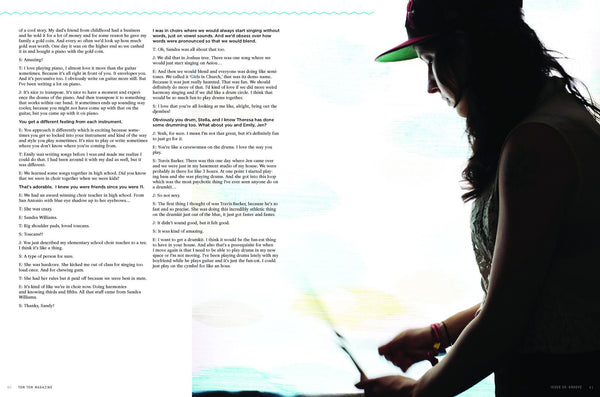 Tom Tom Magazine Issue 20: Groove - Drummers | Music | Feminism: Shop Tom Tom