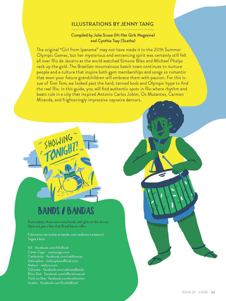 Tom Tom Magazine Issue 27: LOUD - Drummers | Music | Feminism: Shop Tom Tom