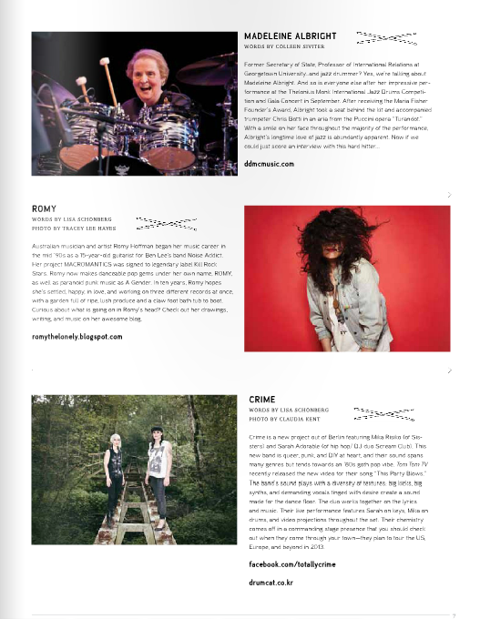 Tom Tom Magazine Issue 12: The Orchestral Issue - Drummers | Music | Feminism: Shop Tom Tom
