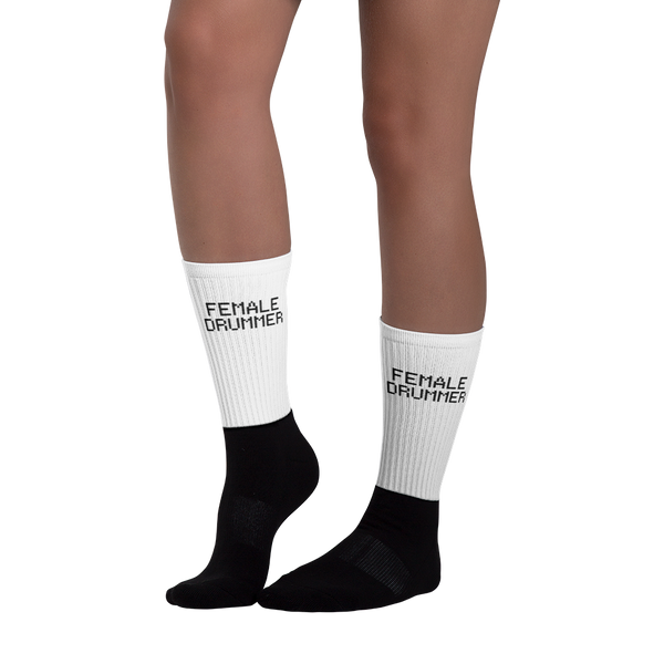 Female Drummer Crew Socks