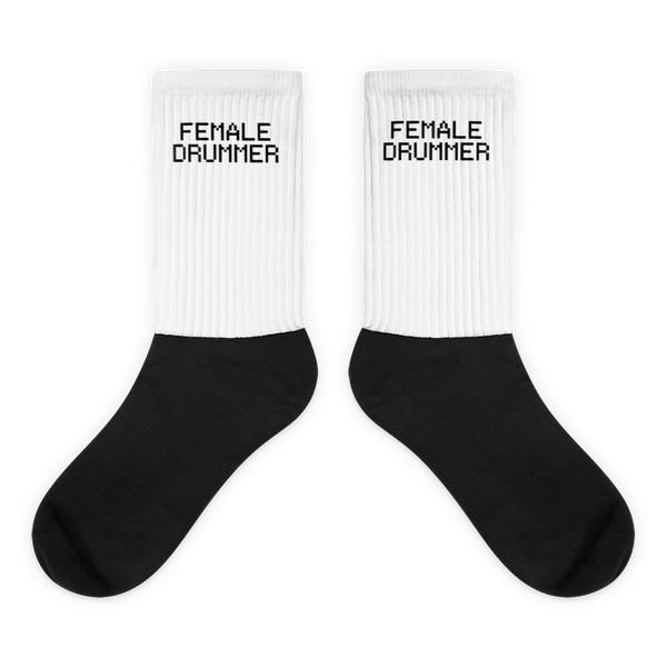 Female Drummer Crew Socks