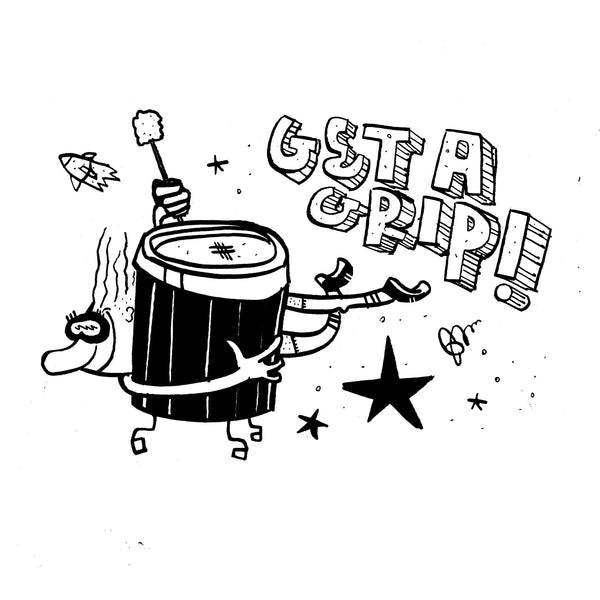 "Get a Grip" Tom Tom Koozie - Drummers | Music | Feminism: Shop Tom Tom